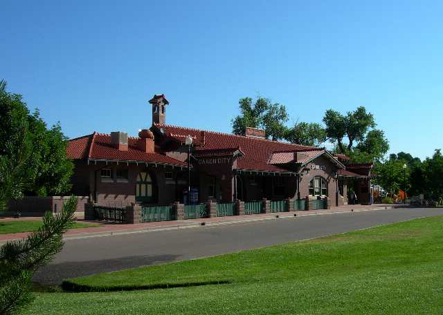 The train station