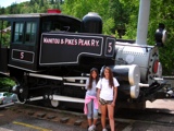 Amber & Chantelle waiting for the train