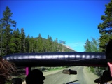 View from the back seat